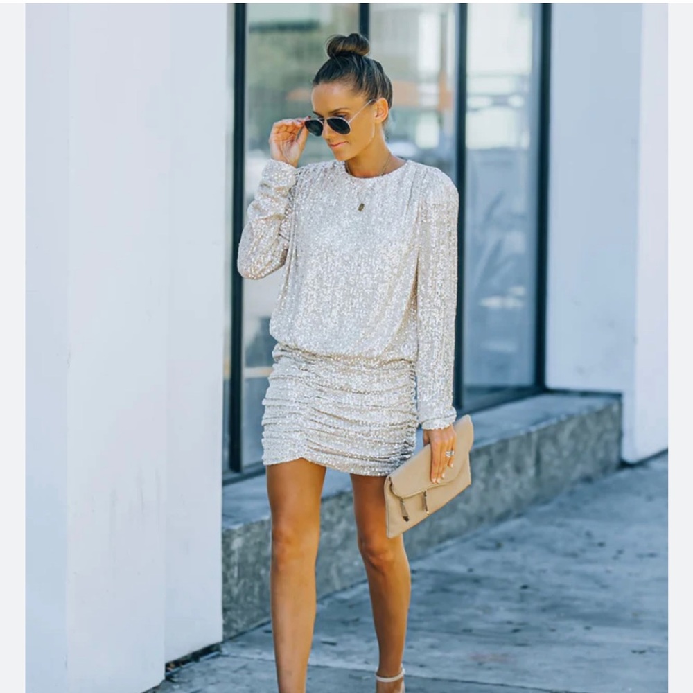 Perfect Sequin Mini Dress